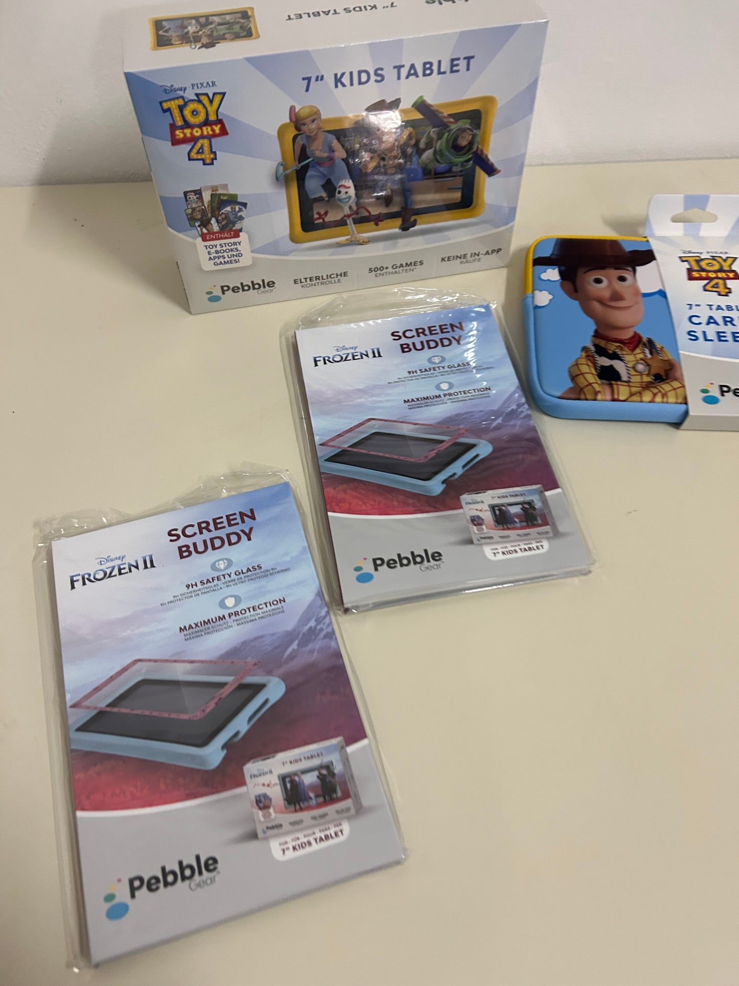 Pebble Gear 7 Zoll KinderTablet Toys Story mit zubehör
