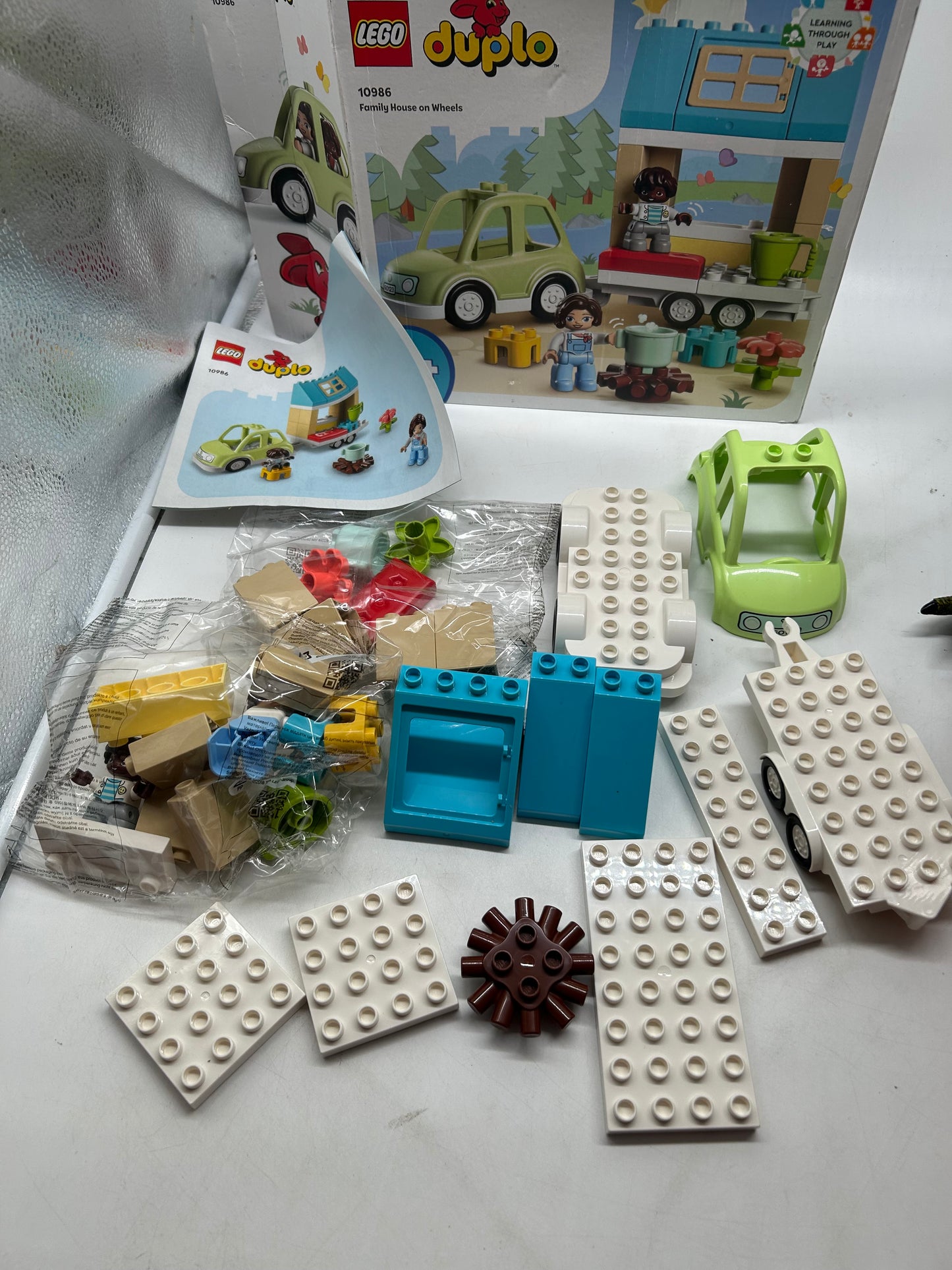 Lego Duplo 10986 Zuhause auf Rädern Bware Nur OVP DEFEKT