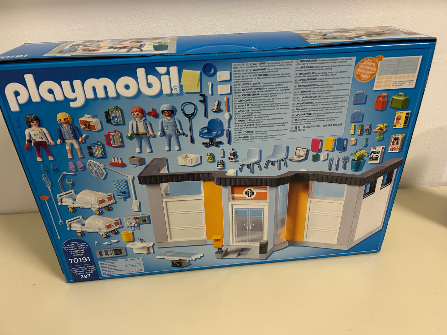PLAYMOBIL 70191 City Life Ausgestatteter Krankenhausflügel Spielset NEU OVP