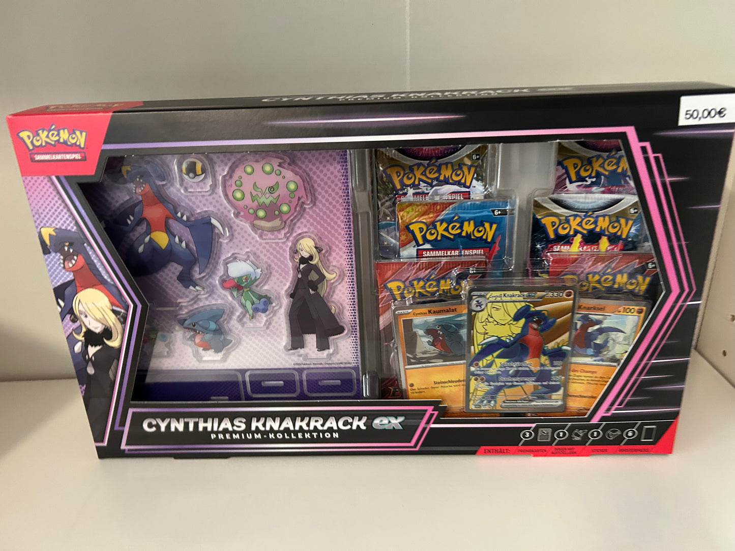 Pokemon Cynthias Knakrack-ex Premium Kollektion - DEUTSCH - NEU & OVP!