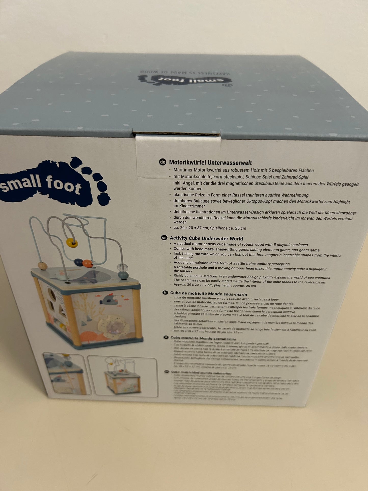 Small Foot - Motorikwürfel Unterwasserwelt