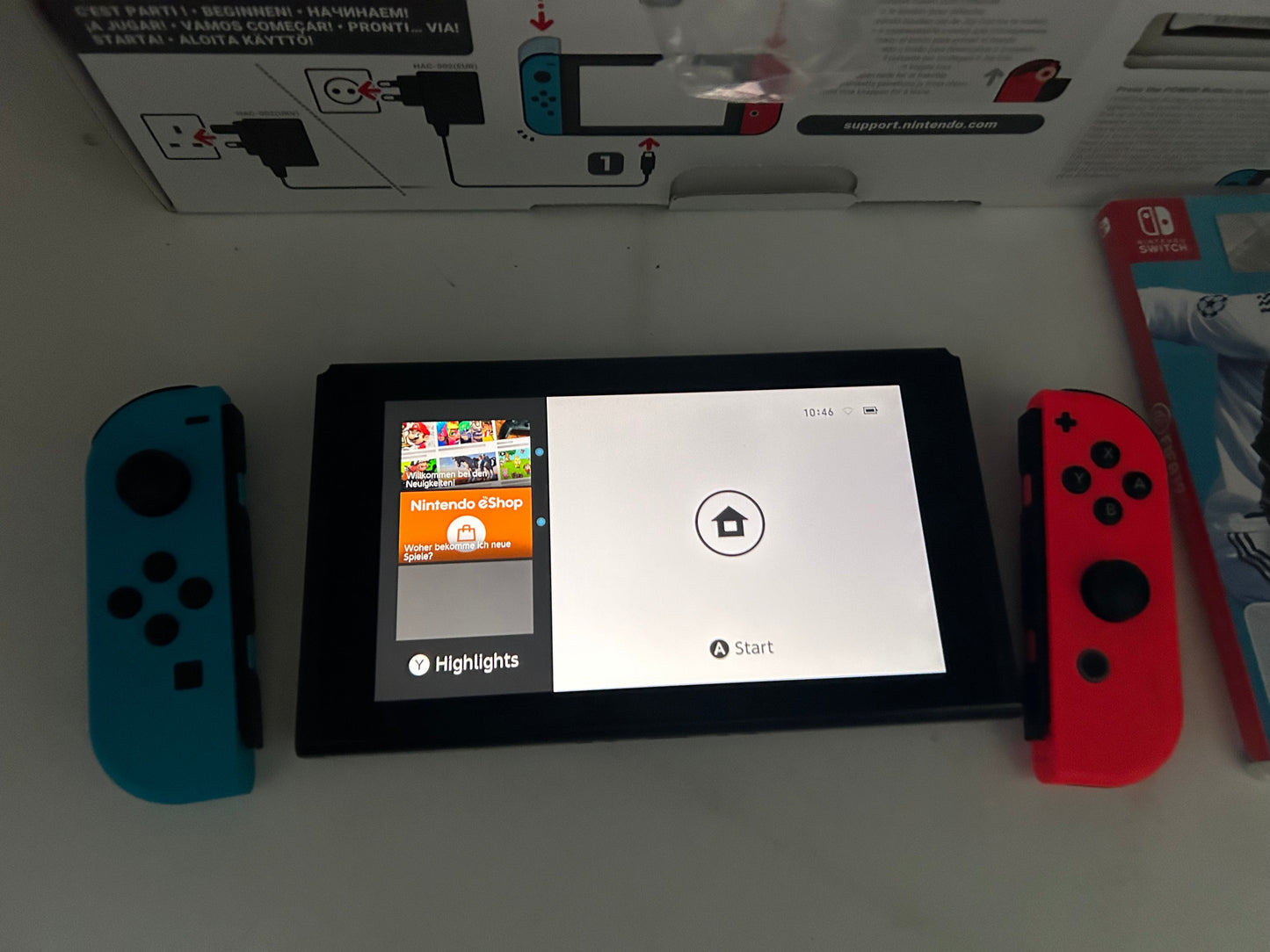 Nintendo Switch Komplett inklusive FIFA 2019