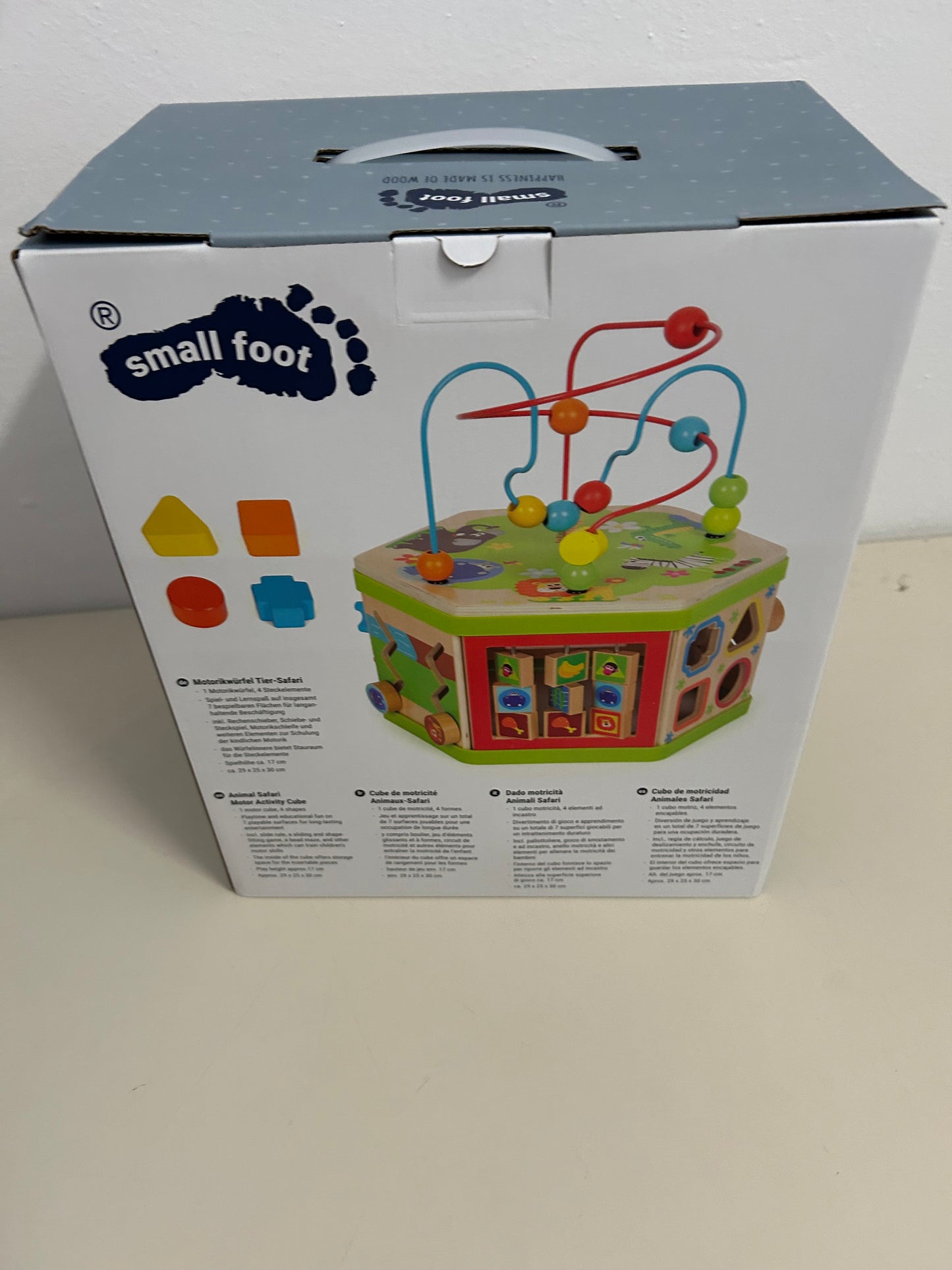 Small Foot - Motorikwürfel Tier-Safari
