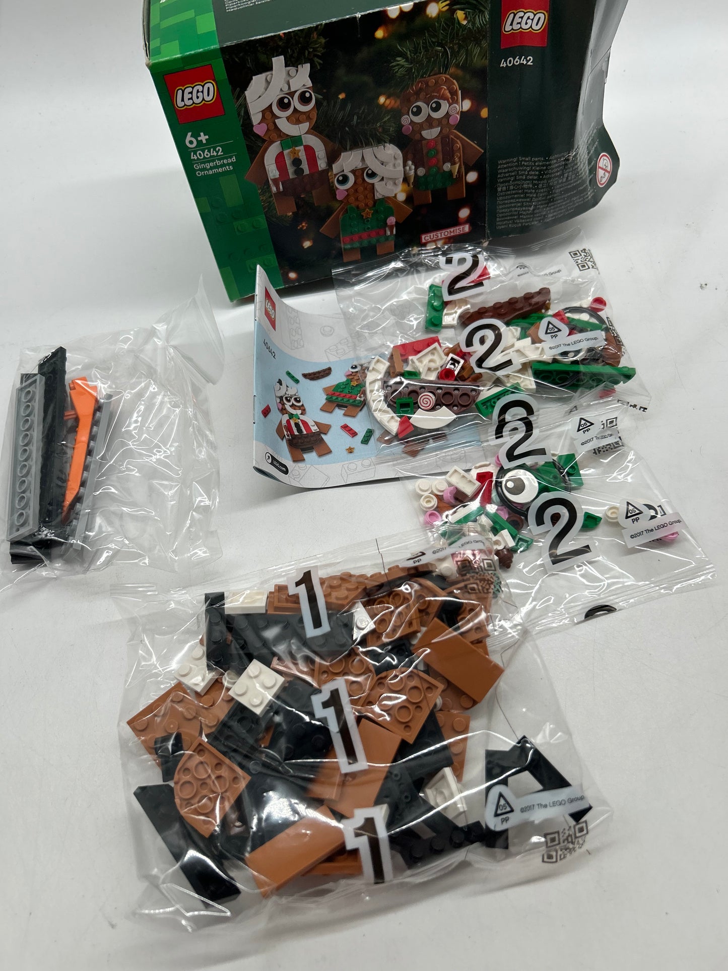 LEGO 40642 Lebkuchenmännchen Bware Tüten geschlossen