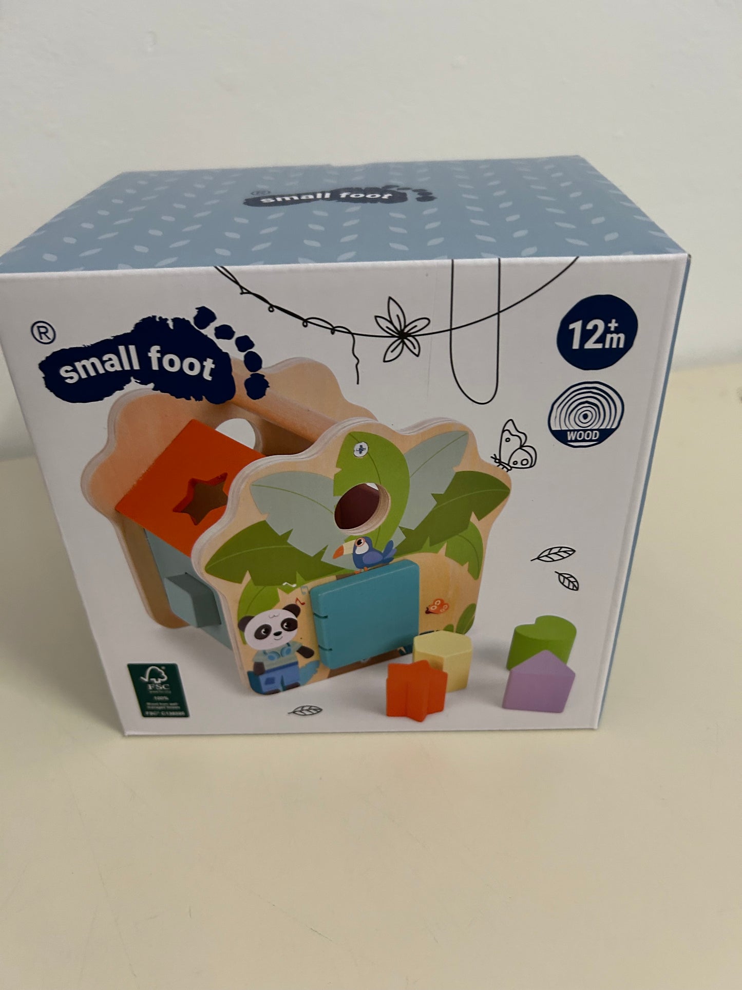 Small Foot - Steckwürfel Haus „Jungle Friends