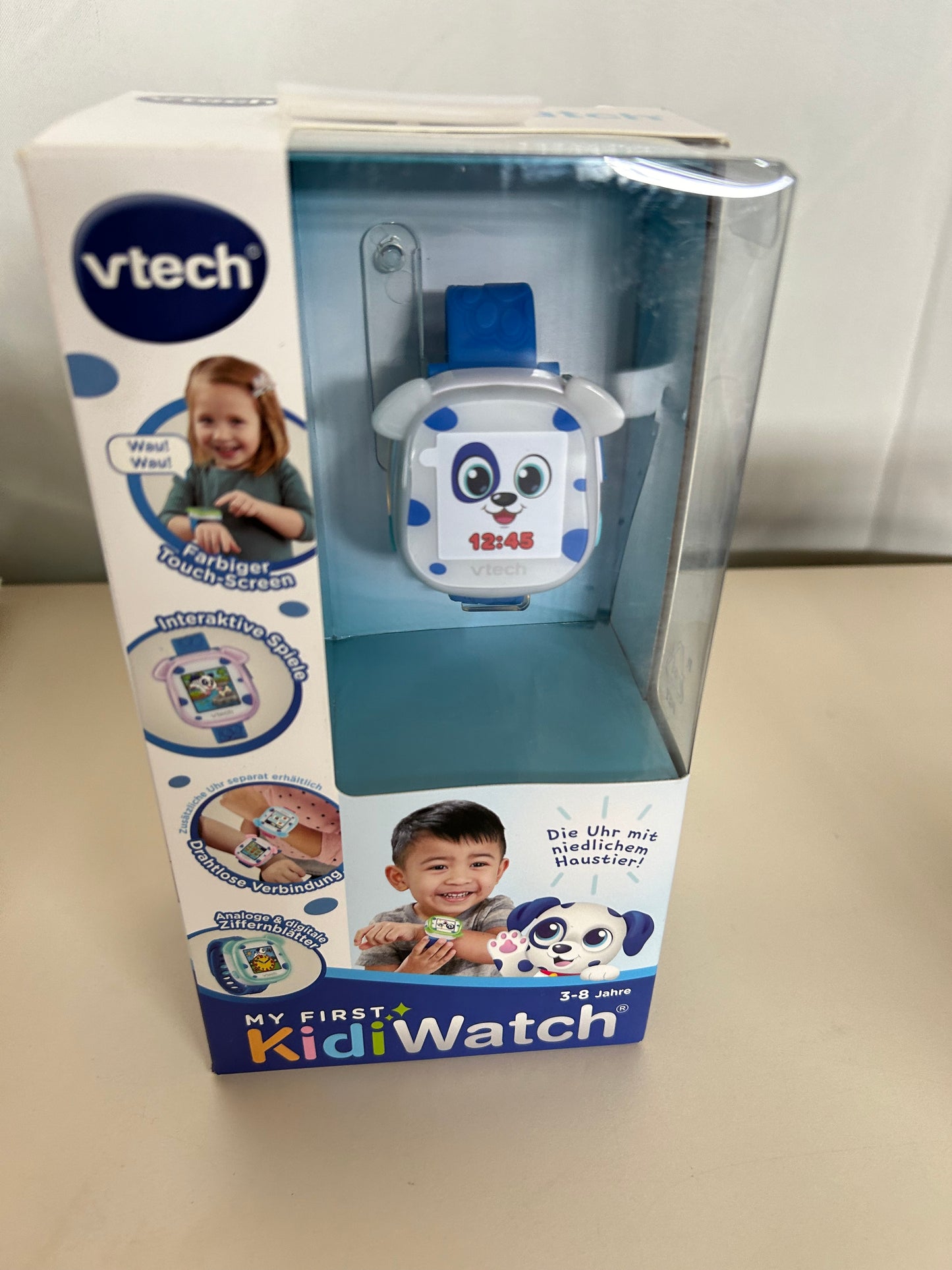 Vtech My First KidiWatch Blau Elektronische Kinder Uhr Smartwatch neuwertig top