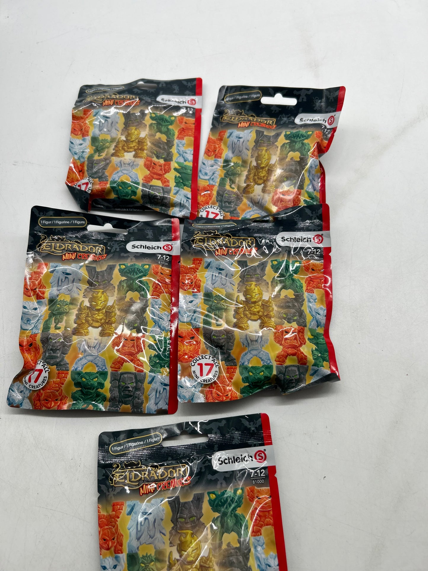 5x SCHLEICH Eldrador 81000 Mini CREATURES Pack Serie 1 - Neu