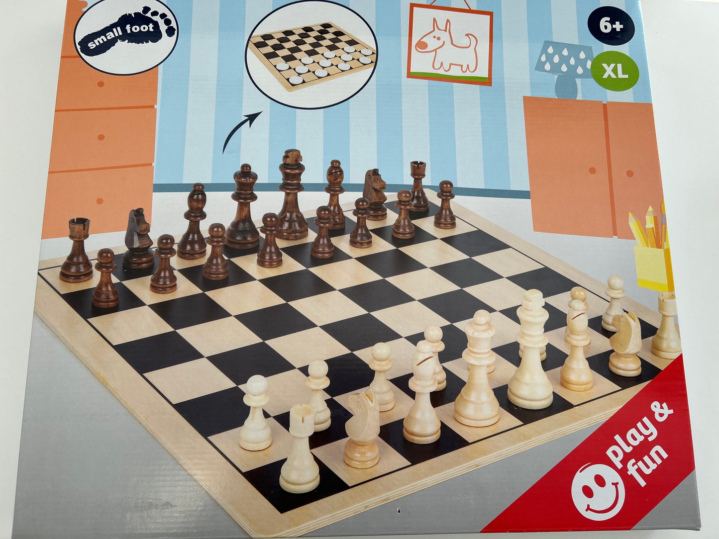Small Foot- Schach und Dame XL