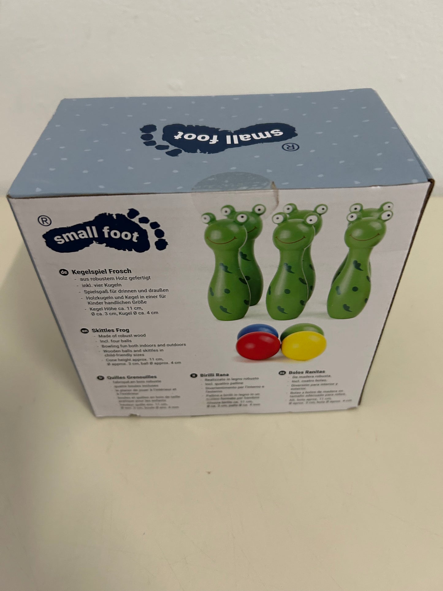 Small Foot- Kegelspiel Frosch