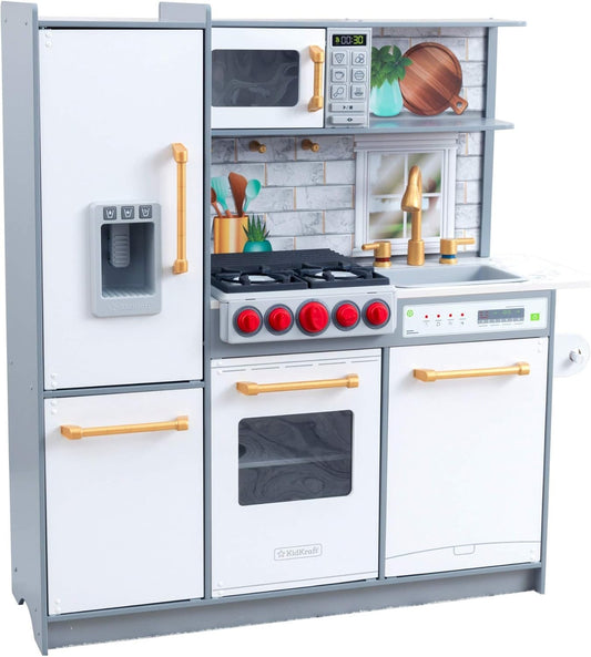 KidKraft Uptown Elite Kinderküche aus Holz mit Licht- & Sound B-WARE