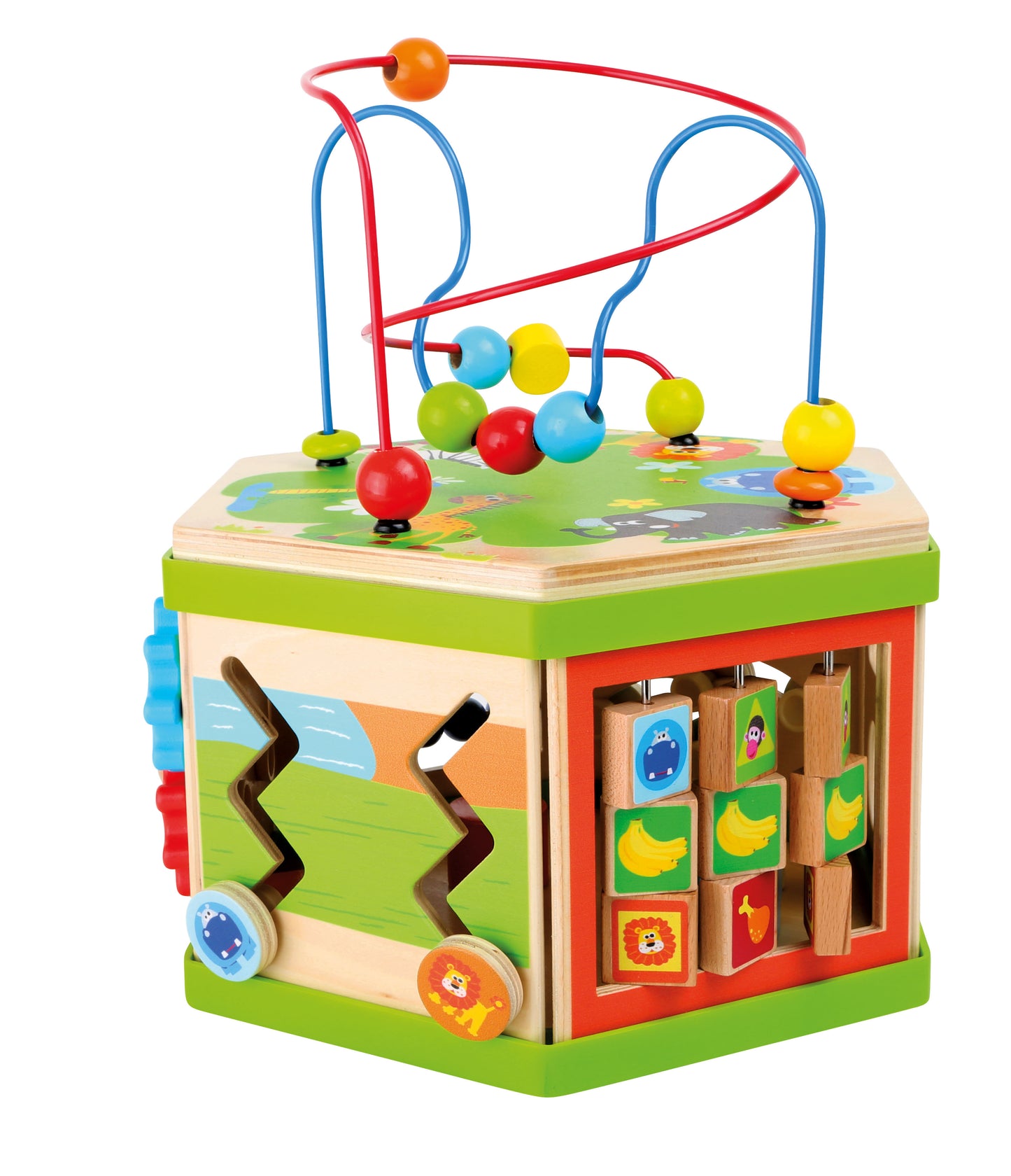 Small Foot - Motorikwürfel Tier-Safari