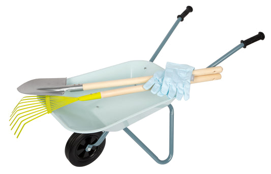 Small Foot Gartenwerkzeug-Set mit Schubkarre