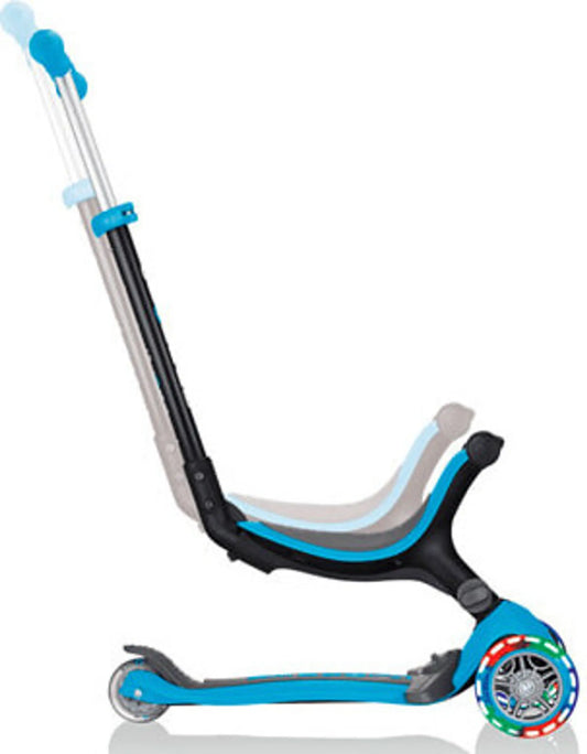 Globber Go Up Faltbarer Schritt Blau mit Lichtern B-Ware