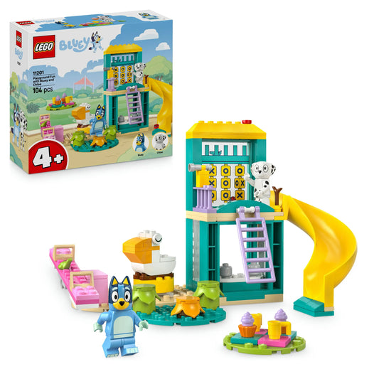 LEGO Bluey: Bluey und Chloe auf dem Spielplatz - Lernspielzeug - 11201
