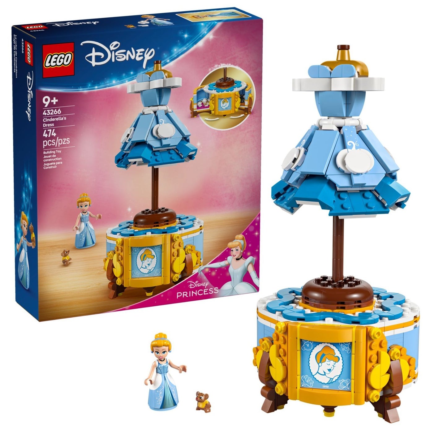 Lego 43266 Disney Cinderellas Kleid