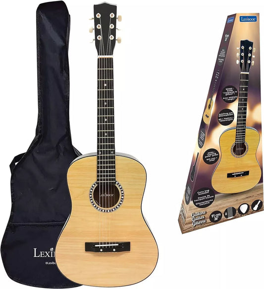 Lexibook K2200 Akustikgitarre, 91 cm, Gitarre, Holz, B-Ware