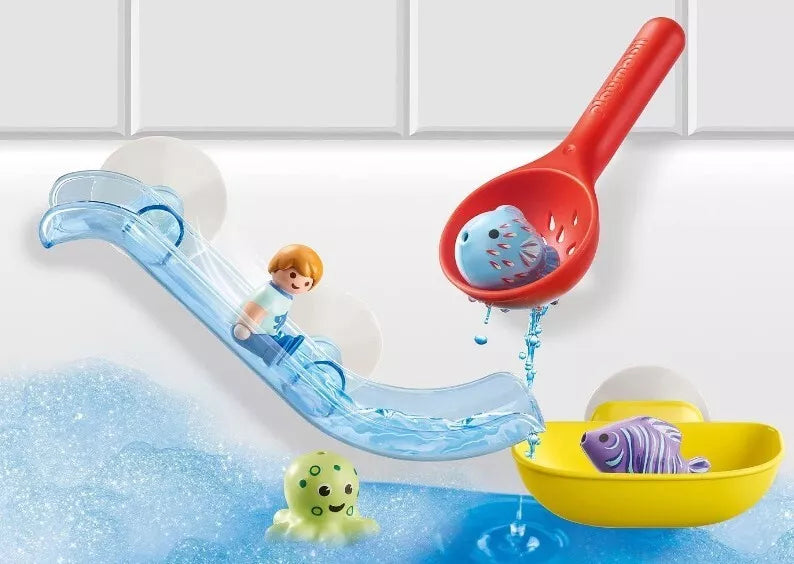 Playmobil Wasserrutsche mit Meerestieren 1.2.3 AQUA 70637