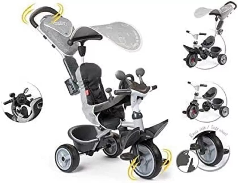 Dreirad Baby Driver Plus | Buggy 3 in 1 | Baby- und Kleinkindfahrzeug