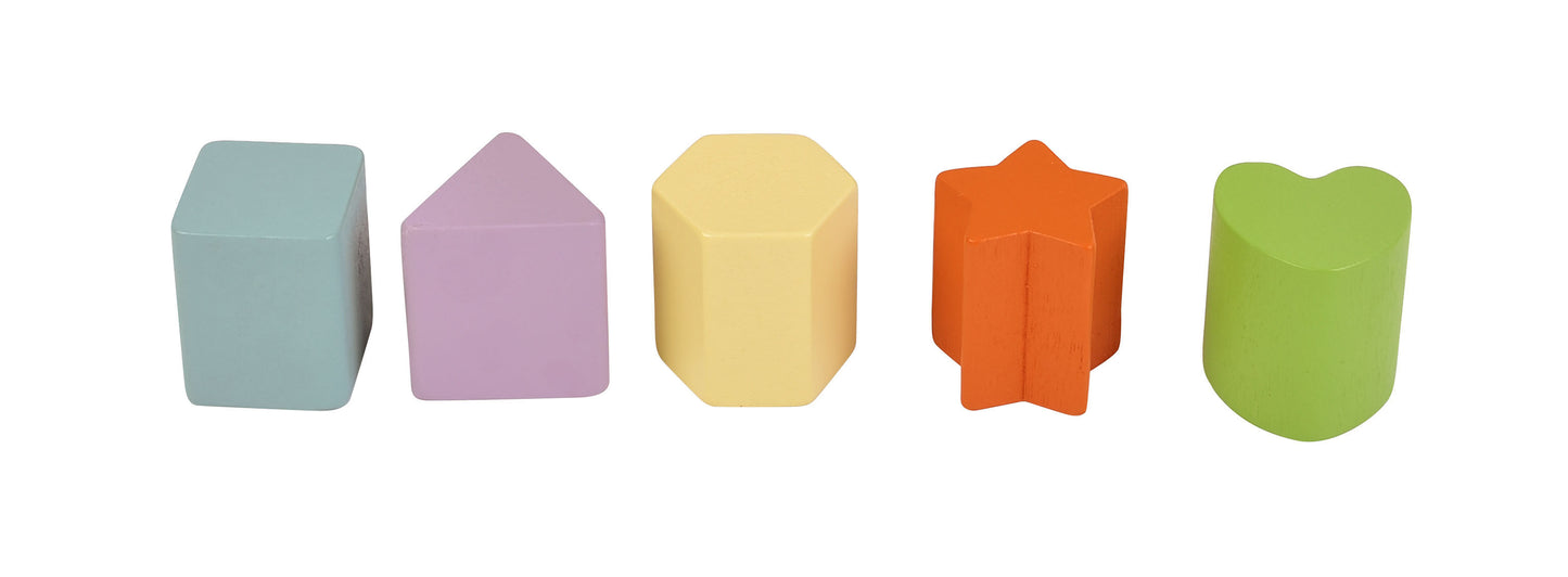 Small Foot - Steckwürfel Haus „Jungle Friends